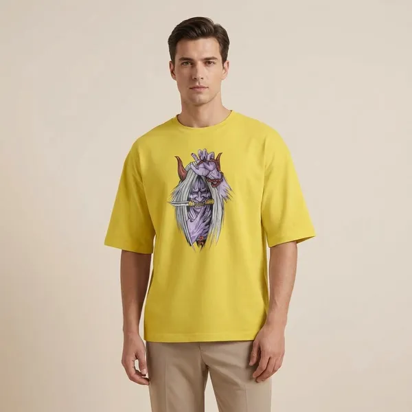 Mustard_Yellow_Cotton_Premium_T_Shirt