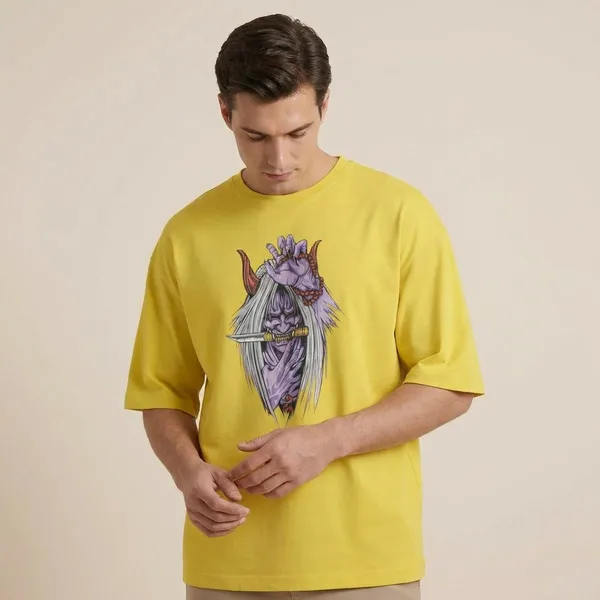 Mustard_Yellow_Cotton_Premium_T_Shirt