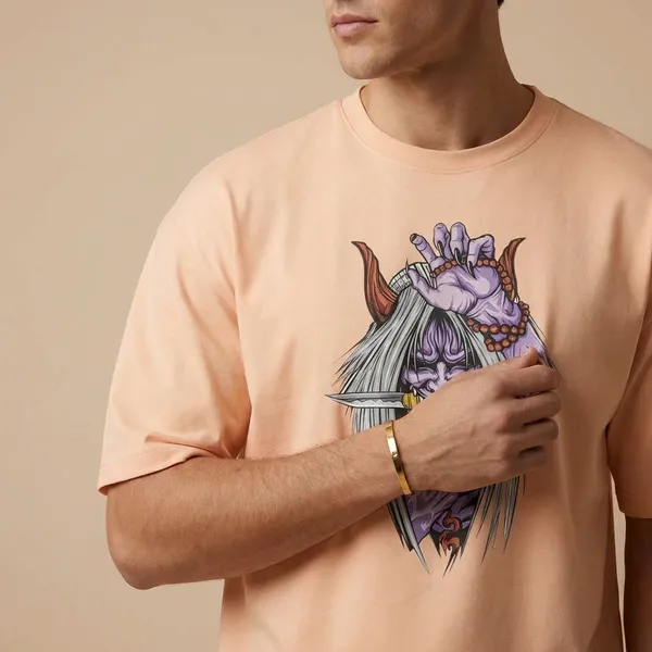 Peach_Cotton_Premium_T_Shirt