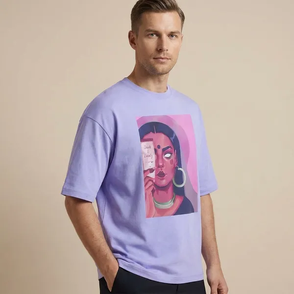 Lavender_Cotton_Premium_T_Shirt