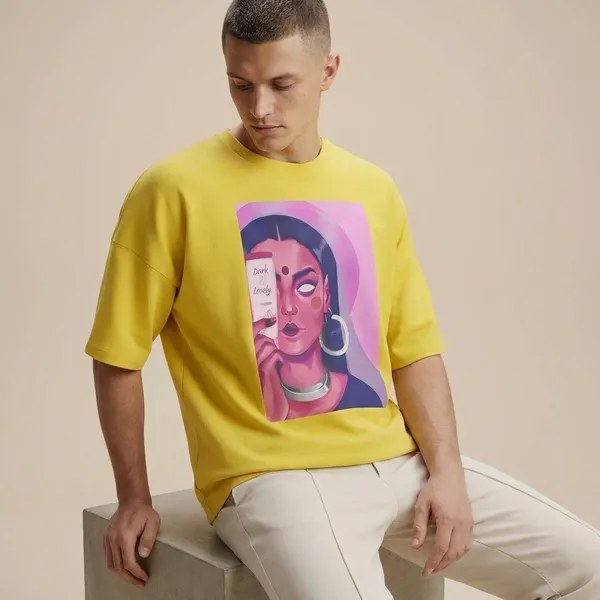 Mustard_Yellow_Cotton_Premium_T_Shirt