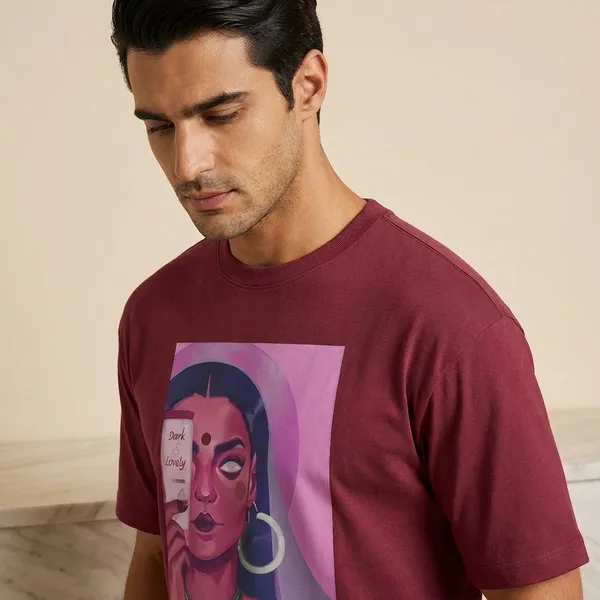 Maroon_Cotton_Premium_T_Shirt