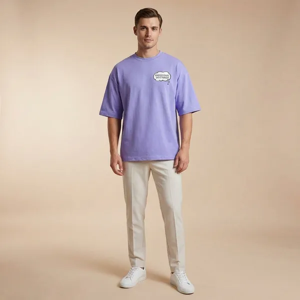 Lavender_Cotton_Premium_T_Shirt