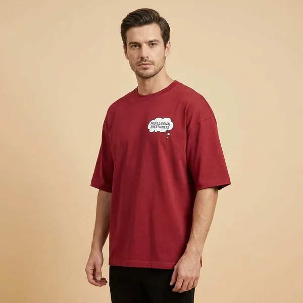 Maroon_Cotton_Premium_T_Shirt