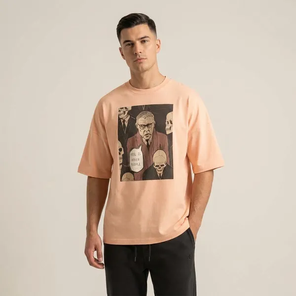 Peach_Cotton_Premium_T_Shirt