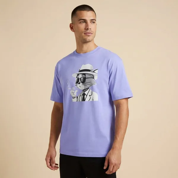 Lavender_Cotton_Premium_T_Shirt
