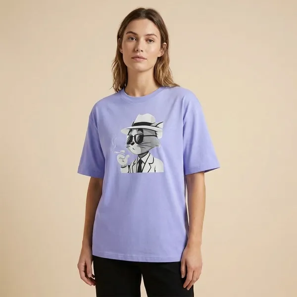 Lavender_Cotton_Premium_T_Shirt