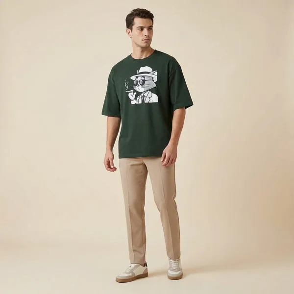 Olive_Green_Cotton_Premium_T_Shirt