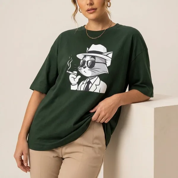 Olive_Green_Cotton_Premium_T_Shirt