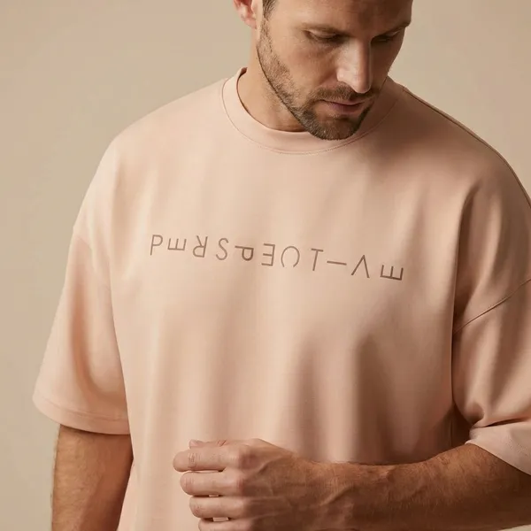 Peach_Cotton_Premium_T_Shirt
