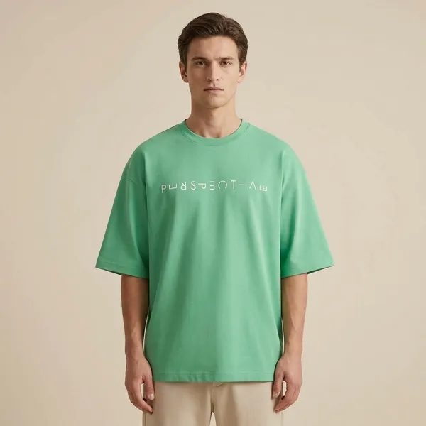 Pista_Green_Cotton_Premium_T_Shirt
