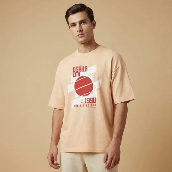 Peach_Cotton_Premium_T_Shirt