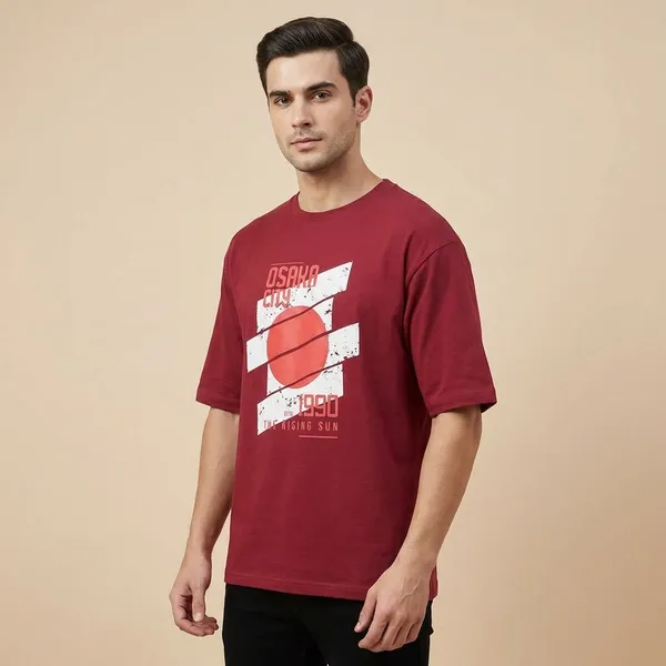 Maroon_Cotton_Premium_T_Shirt