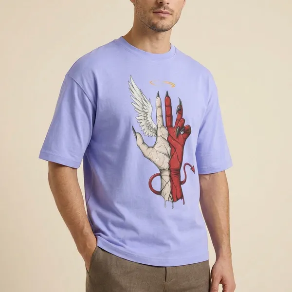 Lavender_Cotton_Premium_T_Shirt