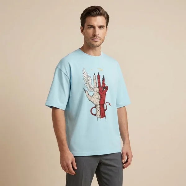 Powder_Blue_Cotton_Premium_T_Shirt