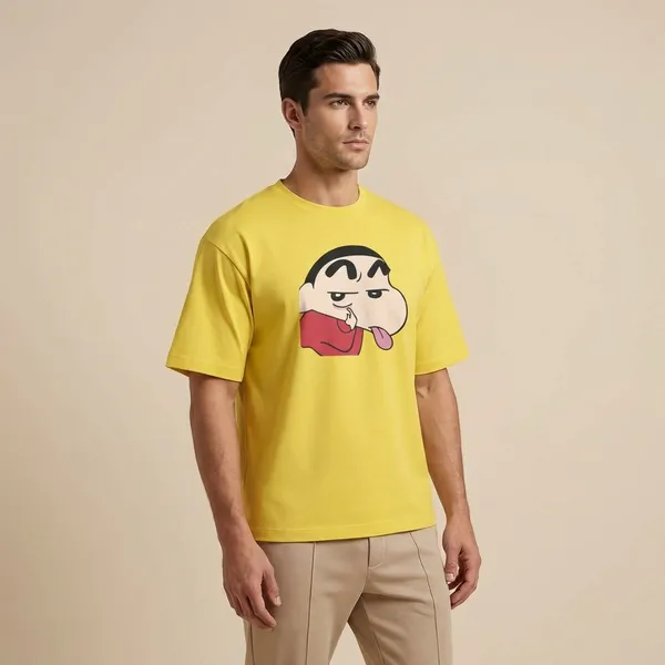 Mustard_Yellow_Cotton_Premium_T_Shirt