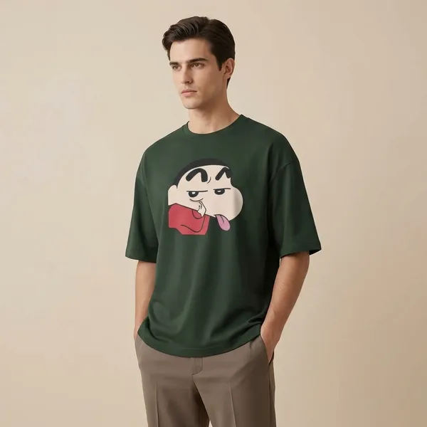 Olive_Green_Cotton_Premium_T_Shirt