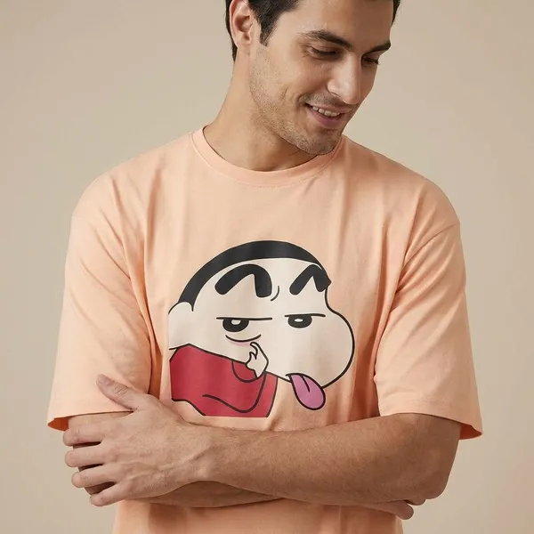 Peach_Cotton_Premium_T_Shirt