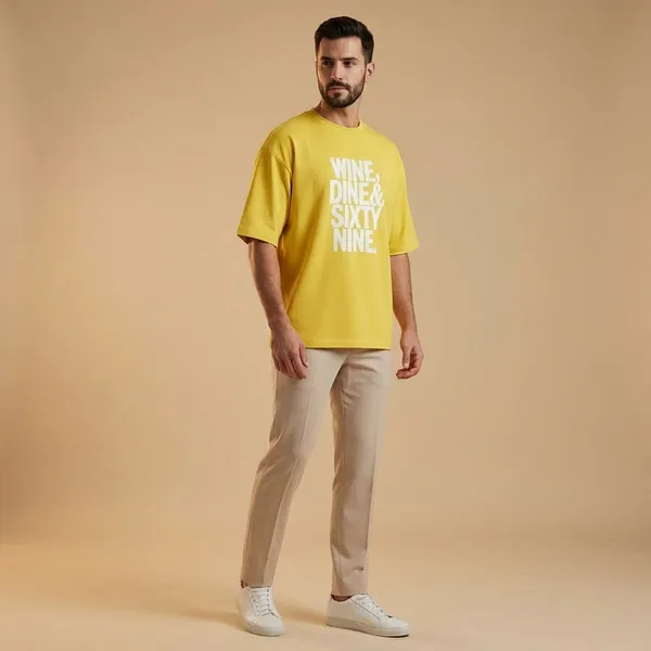 Mustard_Yellow_Cotton_Premium_T_Shirt