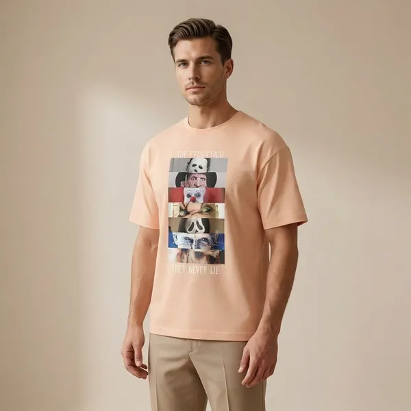 Peach_Cotton_Premium_T_Shirt