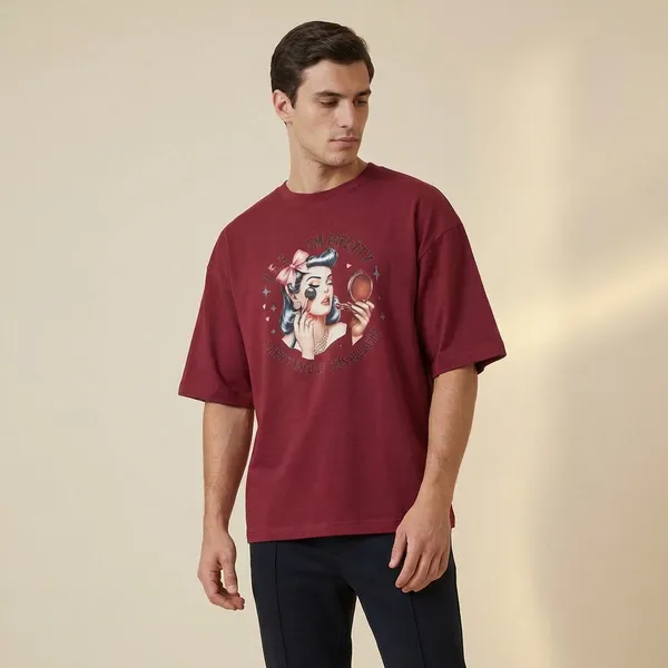 Maroon_Cotton_Premium_T_Shirt