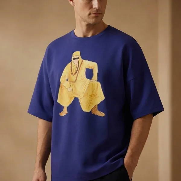 Blue_Cotton_Premium_T_Shirt