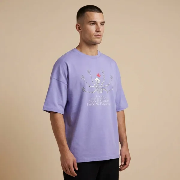 Lavender_Cotton_Premium_T_Shirt