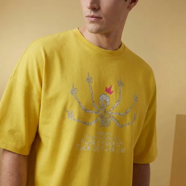 Mustard_Yellow_Cotton_Premium_T_Shirt