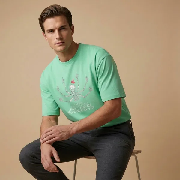 Pista_Green_Cotton_Premiumt_Shirt