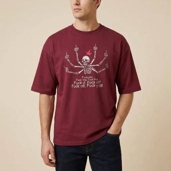 Maroon_Cotton_Premium_T_Shirt