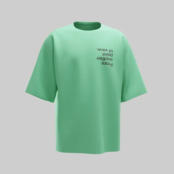 Pista_Green_Cotton_Premium_T_Shirt