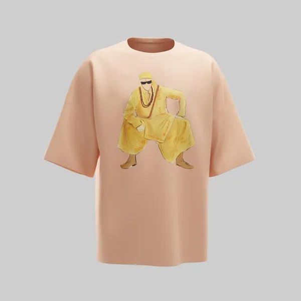 Peach_Cotton_Premium_T_Shirt