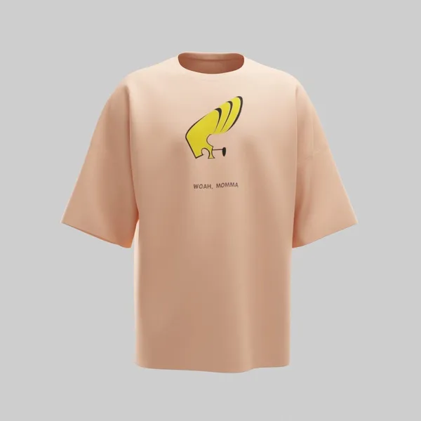Peach_Cotton_Premium_T_Shirt