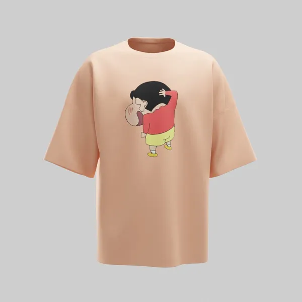 Peach_Cotton_Premium_T_Shirt