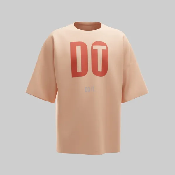 Peach_Cotton_Premium_T_Shirt
