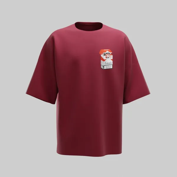 Maroon_Cotton_Premium_T_Shirt