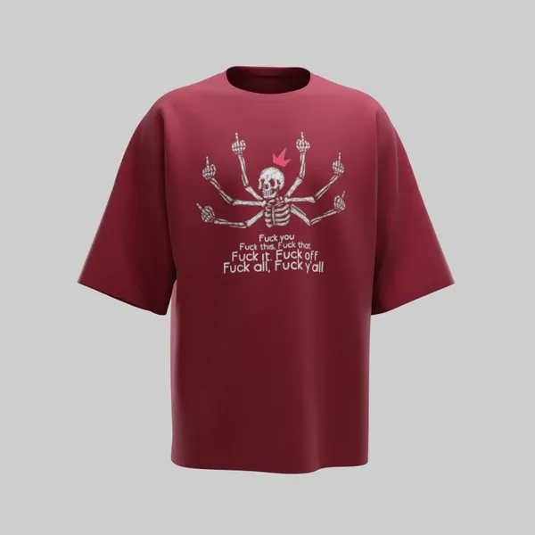 Maroon_Cotton_Premium_T_Shirt
