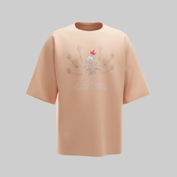 Peach_Cotton_Premium_T_Shirt