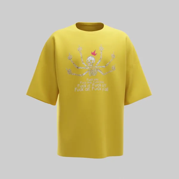 Mustard_Yellow_Cotton_Premium_T_Shirt