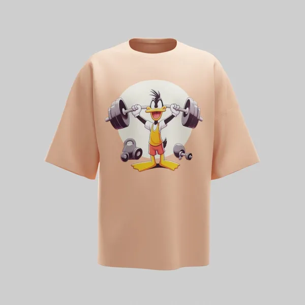 Peach_Cotton_Premium_T_Shirt