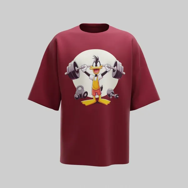 Maroon_Cotton_Premium_T_Shirt