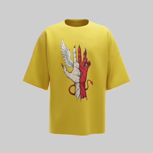 Mustard_Yellow_Cotton_Premium_T_Shirt