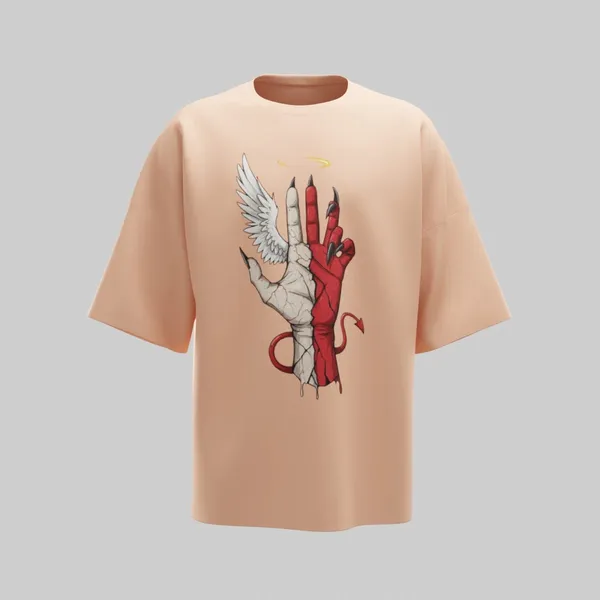 Peach_Cotton_Premium_T_Shirt