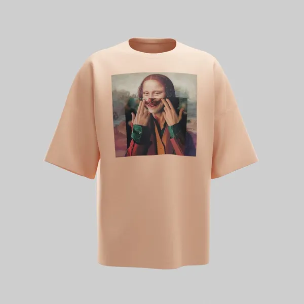Peach_Cotton_Premium_T_Shirt