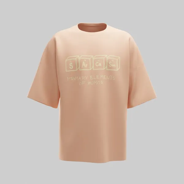 Peach_Cotton_Premium_T_Shirt