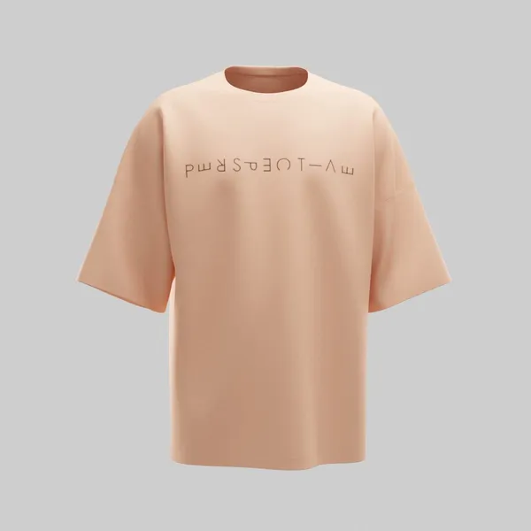 Peach_Cotton_Premium_T_Shirt