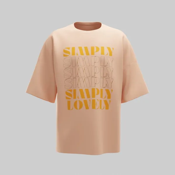 Peach_Cotton_Premium_T_Shirt