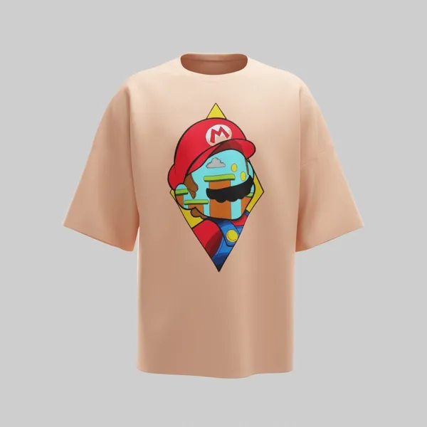 Peach_Cotton_Premium_T_Shirt