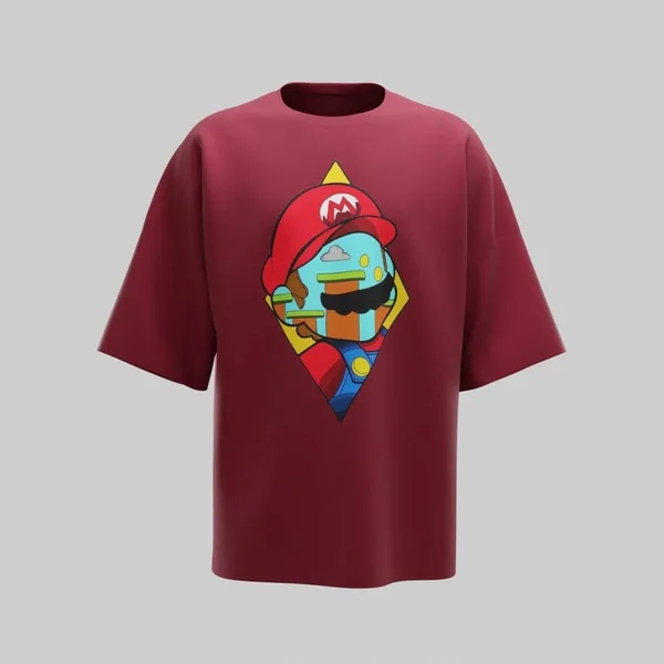 Maroon_Cotton_Premium_T_Shirt