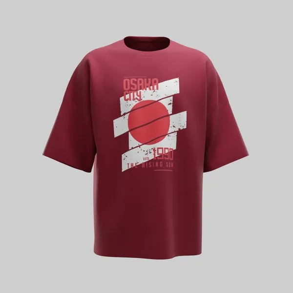 Maroon_Cotton_Premium_T_Shirt